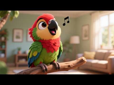 Singing Parrot Party 🦜🎉 Fun Animal Song for Kids | Sing and Dance with Baby