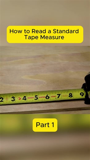 How to Read a Standard Tape Measure #usa #fyp #animation #art