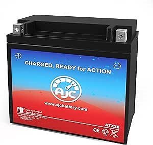 AJC Battery Compatible with Arctic Cat 550 TRV LTD S XT CORE 550CC ATV Battery (2010-2015)