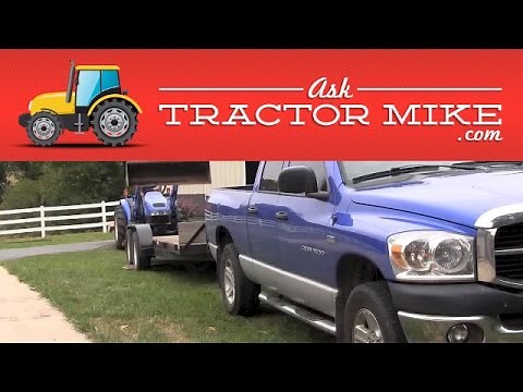 How to Avoid a Disaster When Loading a Tractor on a Trailer