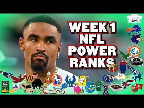 Very Honest NFL Power Rankings: Week 1