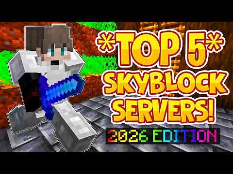 TOP 5 SKYBLOCK SERVERS *EARLY 2026* EDITION | Bedrock & JAVA BEST Skyblock | 1.8/1.19/1.20/BEDROCK