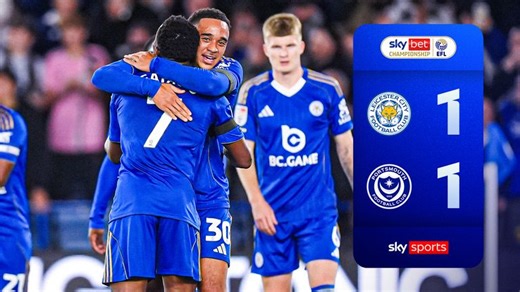 Leicester City 1-1 Portsmouth: John Swift earns Pompey point in Championship clash and thwarts Foxes after Aaron Ramsey opener