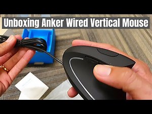 Unboxing Anker Ergonomic Optical USB Wired Vertical Mouse