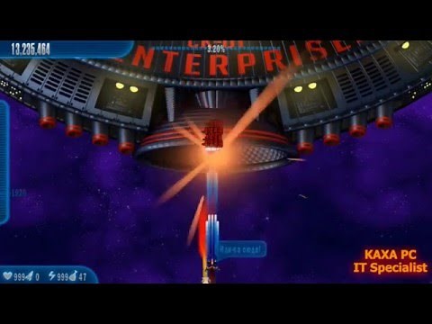 Chicken invaders 5 cluck of the dark side Gameplay+Trainer 1 episode Start