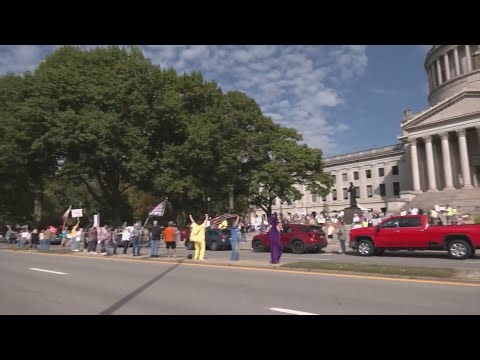 Protesters march to Capitol building in second No Kings Rally