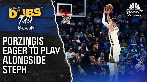 Kristaps Porziņģis eager to play alongside Steph Curry before Warriors' season ends | Dubs Talk