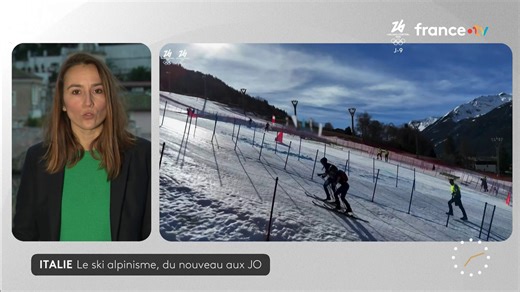 ❄️⛷ Milan-Cortina 2026 : le ski-alpinisme fait son entrée dans l'histoire des Jeux Olympiques d'hiver. Ce sport combine une ascension raide, avec des peaux de phoque sous les skis, et une descente rapide. 📺 F.Crimon V.Parent | France TV Rome