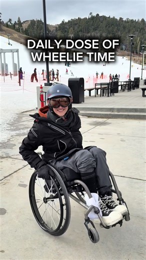 Daily Dose of Wheelie Time: Joy on the Slopes