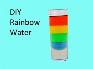 Check out this simple and fun experiment. Did you know about this? Instructions available here: http://www.craftytube.com/diy-rainbow-water/ | Crafty Tube