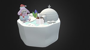 Snow - 3D model by duangkamon120446