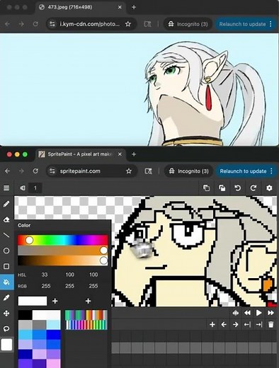 how to draw good in spritepaint