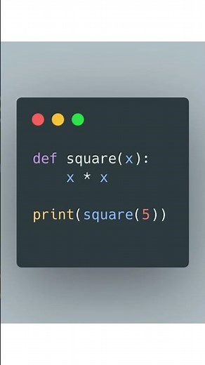 🧩 Fix the Bug! #1 – The Missing Return #coding #correctcoding #programming #code #python #debugging