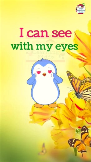 I can see 👀 | I can see with my eyes, I can hear with my ears song | أرى بعيني | simple song