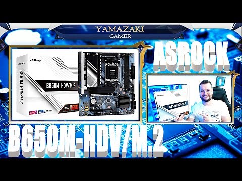 ASROCK B650M-HDV/M.2 - PLACA MÃE AM5 DDR5 CUSTO BENEFÍCIO ( UNBOXING / MONTAGEM / REVIEW )