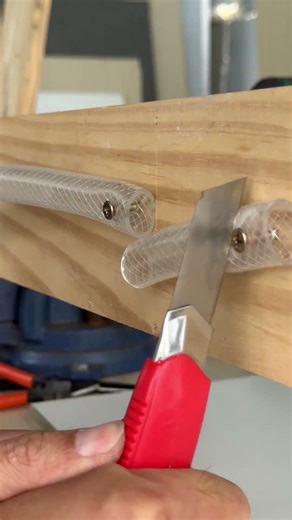 Tips for securing electrical wires using a water pipe.