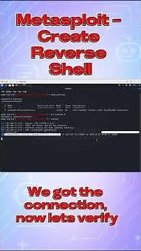 Hacking a Linux Server with Reverse Shell - Metasploit #cybersecurityforbeginners #kali #hacker