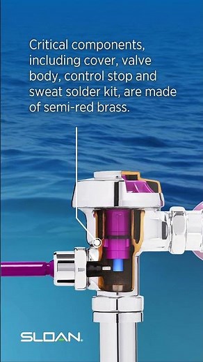 Designed for Reclaimed Water Systems: Sloan Royal® Reclaimed Flushometer