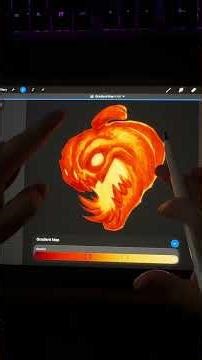 How to paint a gradient map with Procreate?