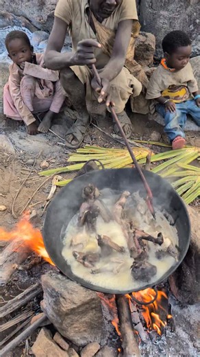 African Tribes on Instagram: "“Raw food, raw strength. Hadzabe way.” 😂🤣😋😍#tanzania #food #africa #villagelife"