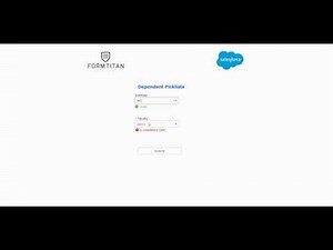 Create Dependant picklists in FORMTITAN using Salesforce data