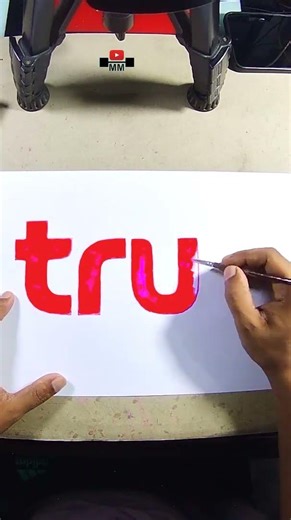 How to draw the True logo #shorts