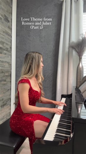A Time For Us (Love Theme from Romeo and Juliet) Part 2 🎹✨ Full video on YouTube with sheet music🎼🎵 #melissapianist #pianomusic #piano #newagemusic #newage #ATimeForUs #relaxingpiano #relaxingpianomusic | Melissa Pianist