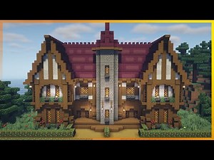 ⚒️ Minecraft: How to Build a Large Medieval House
