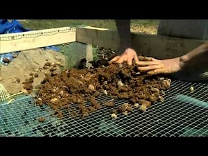 Sifting Clay Soil