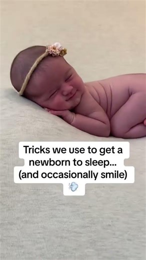 Newborn photographers have plenty of tricks to settle the fussiest of babies. #newbornphotoshoot