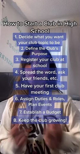 Starting a High School Club - Tips and Ideas