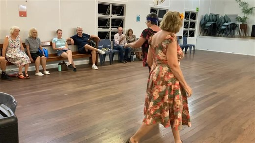 Jump The Puddle is a new dance for the intermediate dancers. Also known as the Progressive Samba. | Rocky Rockers Dance Club