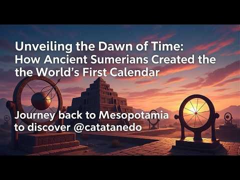 Unveiling the Dawn of Time: How Ancient Sumerians Created the World's First Calendar