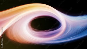 A colorful swirl of light and dark colors. The swirl is made up of a mix of red, orange, blue, and purple. The colors are vibrant and seem to be moving in a circular motion. The image has a dreamy Stock Video