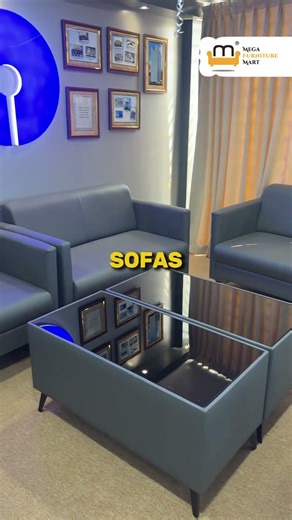 🏢 Premium Bank Customer Lounge Design | Mega Furniture Mart | Vijayawada.
