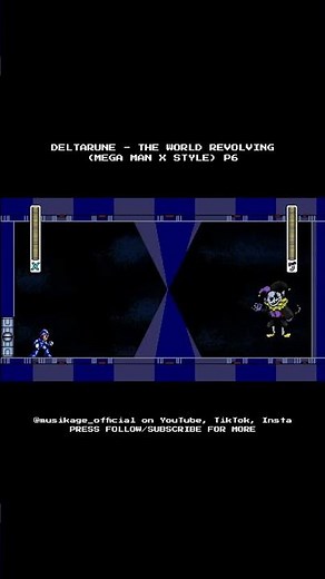 Deltarune - The World Revolving [16-bit; SNES] (Mega Man X style) | Part 6 #Shorts