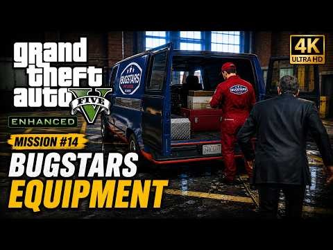 GTA 5 Enhanced - Mission #14: Bugstars Equipment | 4K 60FPS PC Gameplay