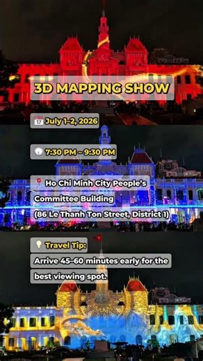 Ho Chi Minh City's Biggest Celebration of 2026 🇻🇳 | 50 Years of History, 3D Mapping & Fireworks