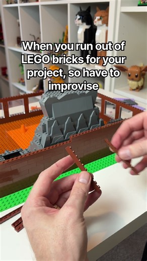 3 plates = 1 brick #lego