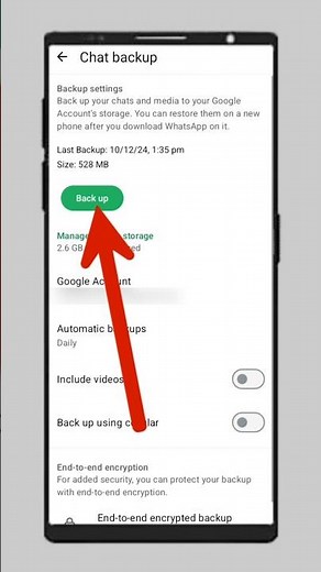 How to backup whatsapp message 😱 Whatsapp backup #shortsfeed #viralshorts