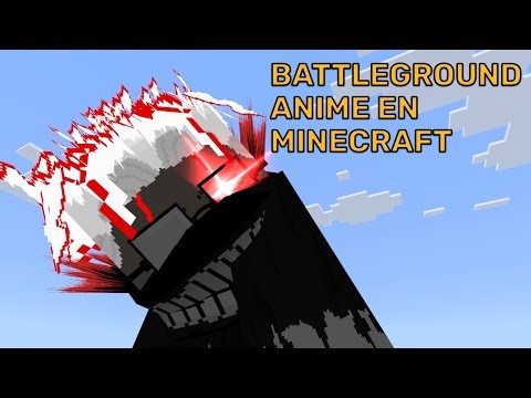 Añadieron un Battlegrounds de Anime a Minecraft Bedrock / Pe