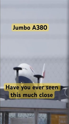 British airways A380 taking off from London Heathrow