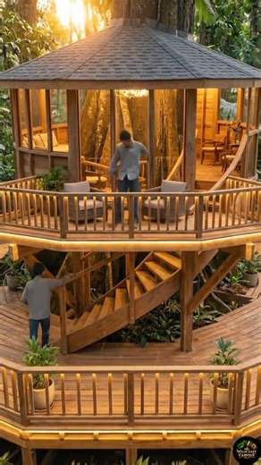 Inside a $1,000,000 Luxury Treehouse Built From One Jungle Tree 🏠