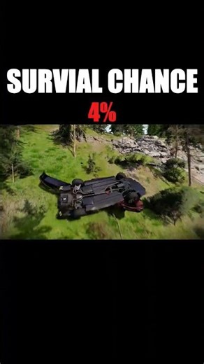 Ford Mustang realistic Car crash and survival chance with Dummies #beamngdrive