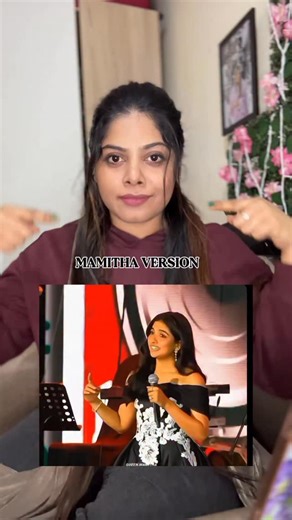 Mamitha version v/s My version 😍😎ഈ പാട്ട് നമുക്ക് ഇങ്ങനെ പാടി കൊടുക്കാം😎🥰🤩 #vijaysong #singing #fousiya #ownvoice | Fousiya Nisha