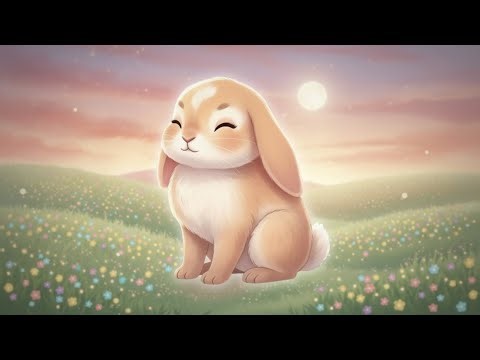 Sleepy Bunny Meadow Calm | 30-Minute Gentle Relaxation