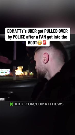 EDMATTY’s Uber Pulled Over by Police - A Shocking Fan Encounter