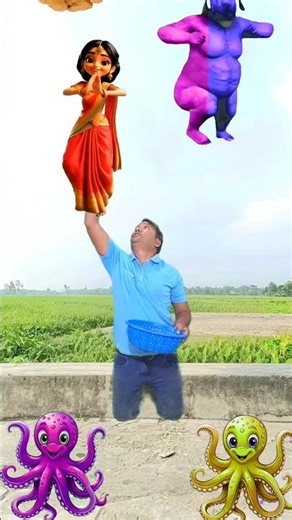 Flying crying babies Catching vs danching alien,, cat,, cute bhabhi,, lollipop funnyvideo 🫶💘