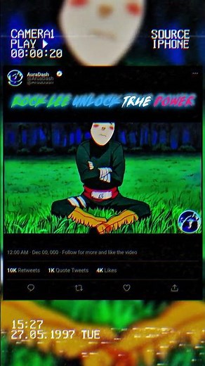 ROCK LEE UNLOCK HIS TRUE POWER | NARUTO Shippuden