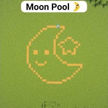 Minecraft Moon Swimming Pool 🌜 Build No Music #minecraft